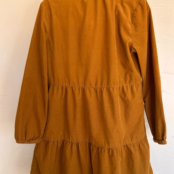 J.Crew Collared Corduroy Mini Shirtdress Golden Brandy - Picture 6 of 8